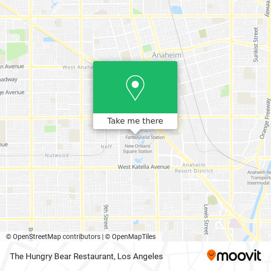 The Hungry Bear Restaurant map
