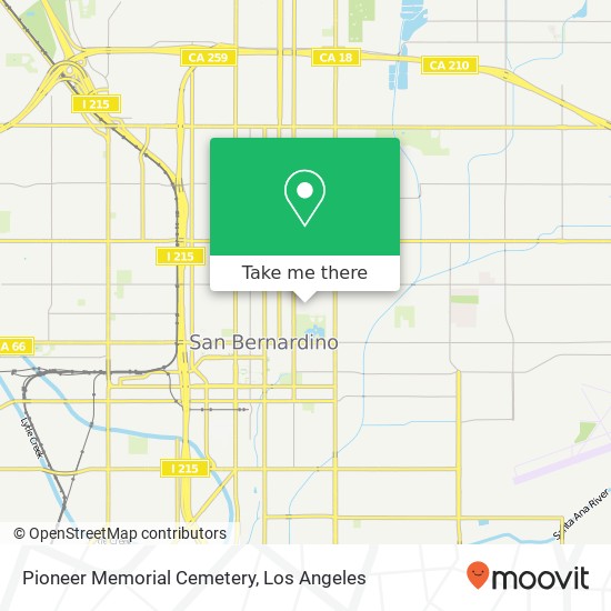 Mapa de Pioneer Memorial Cemetery