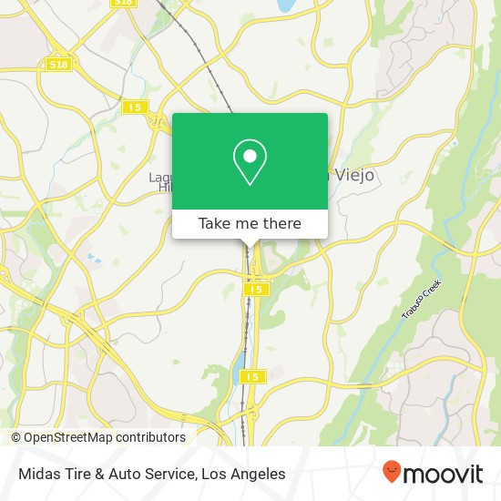 Mapa de Midas Tire & Auto Service