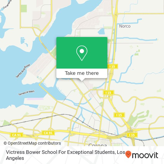 Victress Bower School For Exceptional Students map