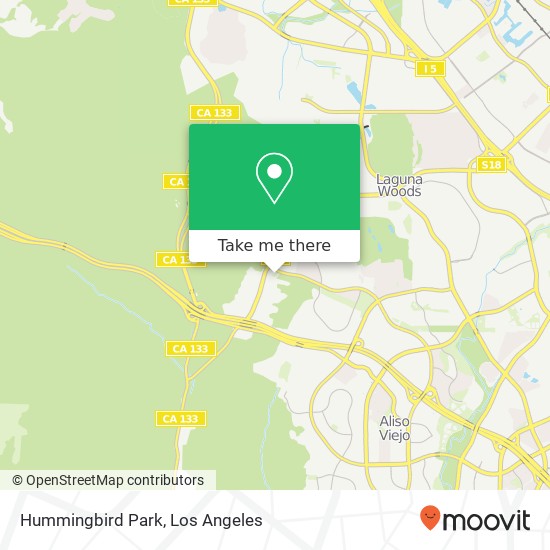 Mapa de Hummingbird Park