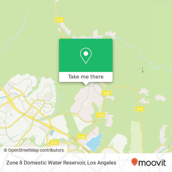 Mapa de Zone 8 Domestic Water Reservoir