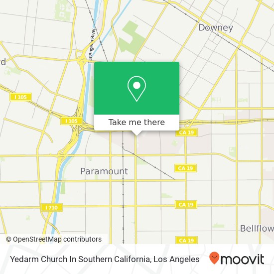 Mapa de Yedarm Church In Southern California