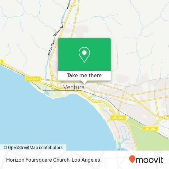 Mapa de Horizon Foursquare Church