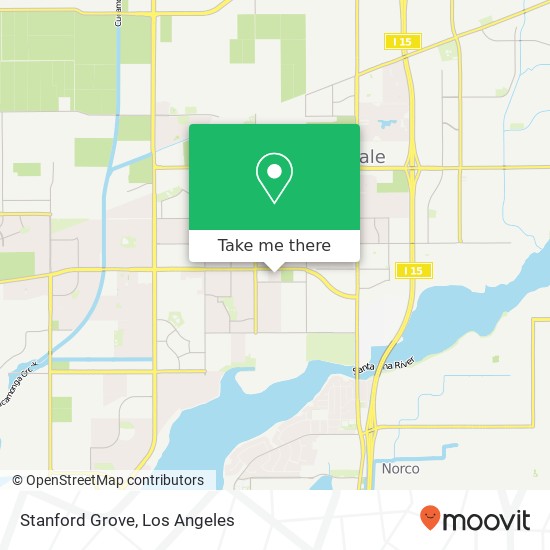 Stanford Grove map