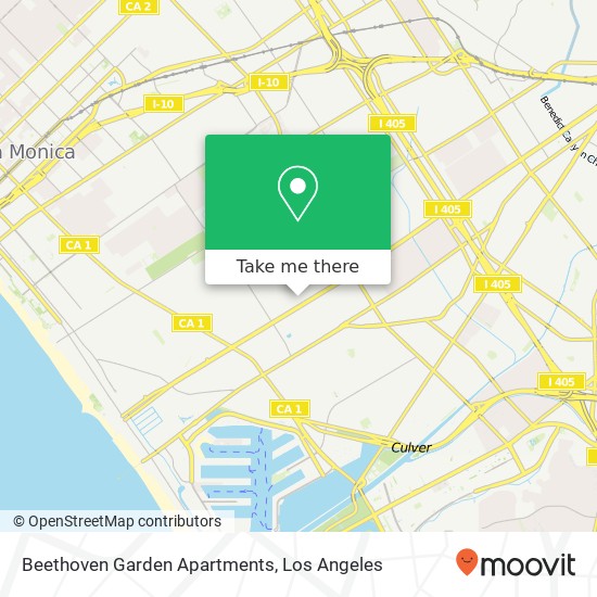 Mapa de Beethoven Garden Apartments