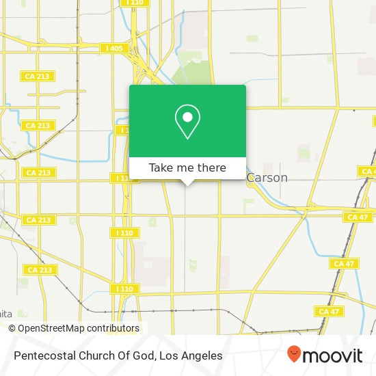 Pentecostal Church Of God map