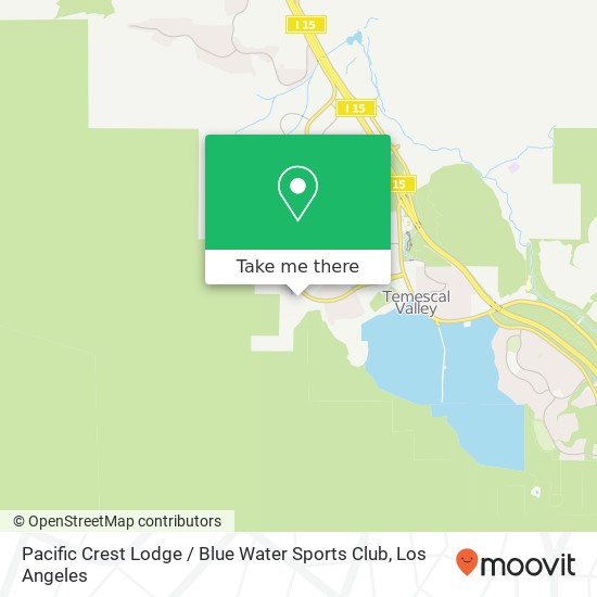 Pacific Crest Lodge / Blue Water Sports Club map