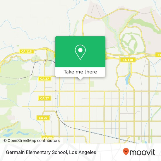 Germain Elementary School map