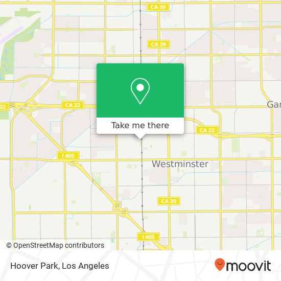 Mapa de Hoover Park