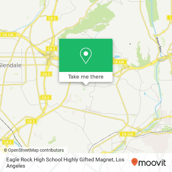 Mapa de Eagle Rock High School Highly Gifted Magnet