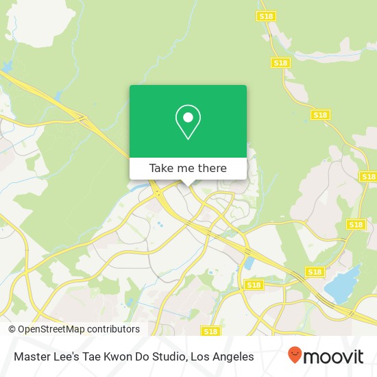 Mapa de Master Lee's Tae Kwon Do Studio