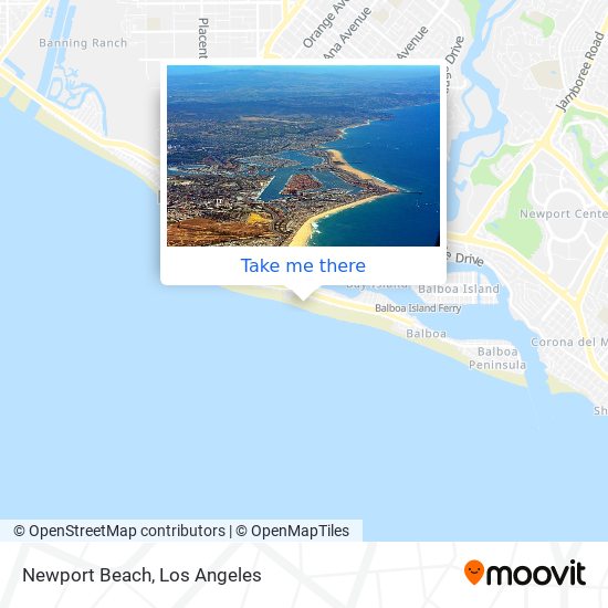 Newport Beach map