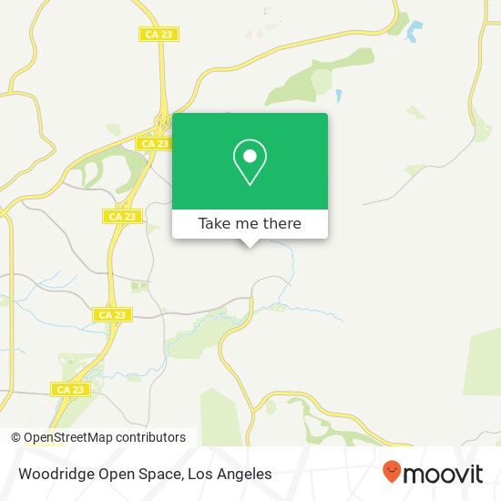Woodridge Open Space map