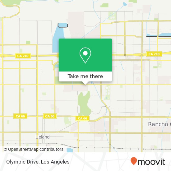 Olympic Drive map