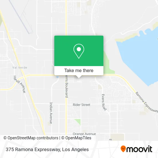 375 Ramona Expressway map