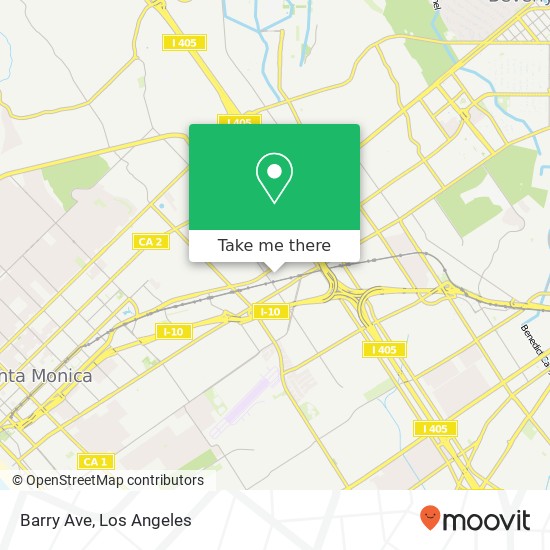 Barry Ave map