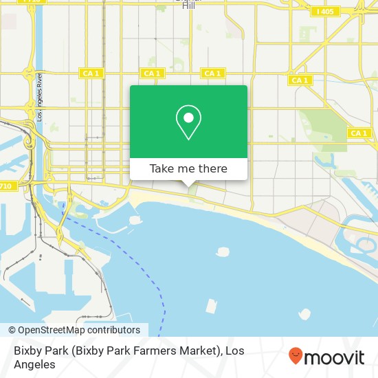 Mapa de Bixby Park (Bixby Park Farmers Market)