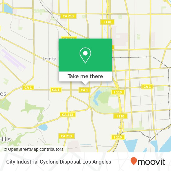 City Industrial Cyclone Disposal map