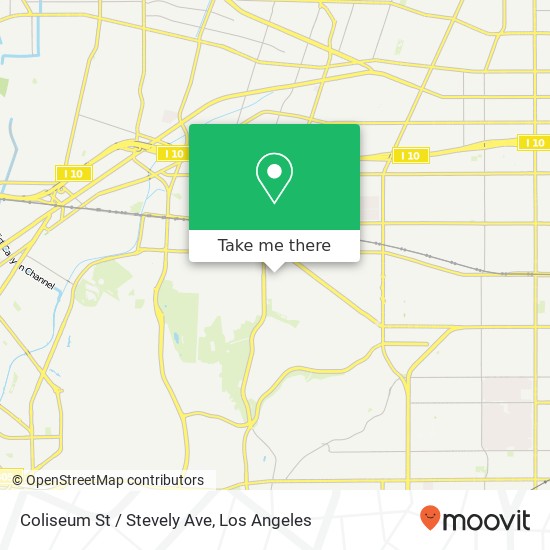 Coliseum St / Stevely Ave map