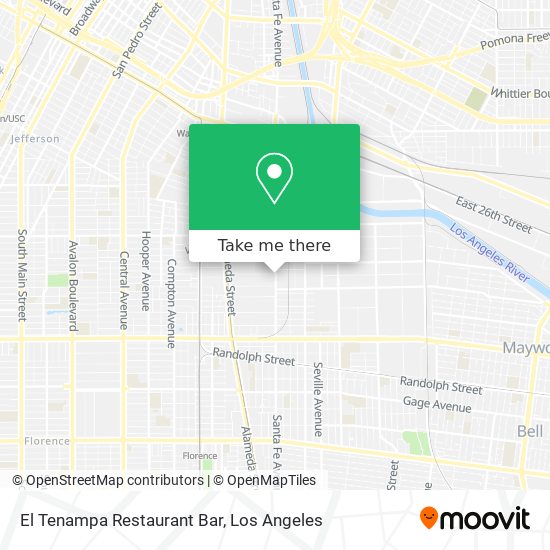 Mapa de El Tenampa Restaurant Bar