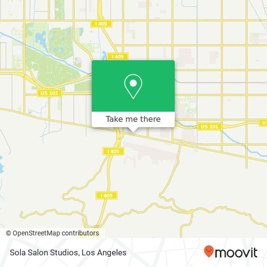 Sola Salon Studios map