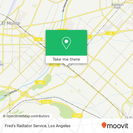 Mapa de Fred's Radiator Service