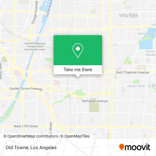 Mapa de Old Towne