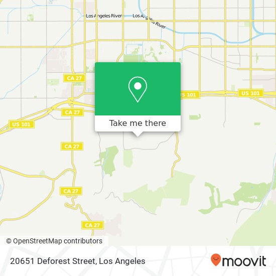 Mapa de 20651 Deforest Street