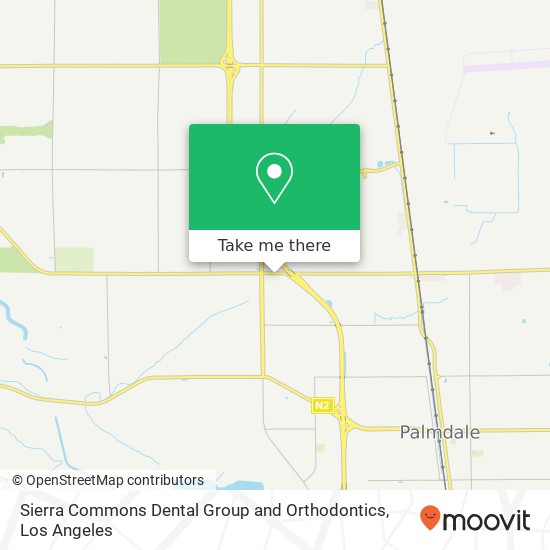 Mapa de Sierra Commons Dental Group and Orthodontics