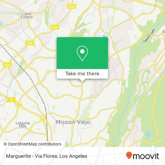 Marguerite - Via Flores map