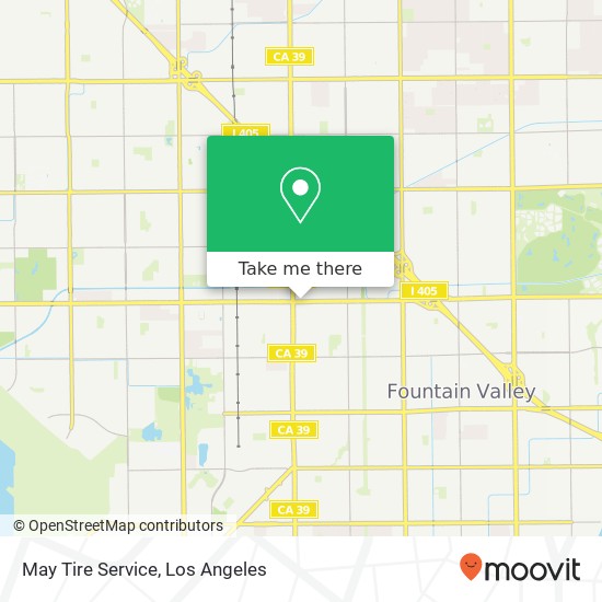 May Tire Service map