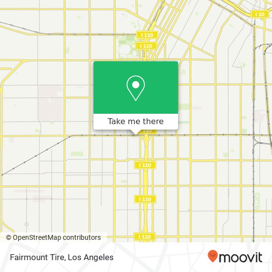 Mapa de Fairmount Tire