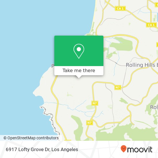 6917 Lofty Grove Dr map