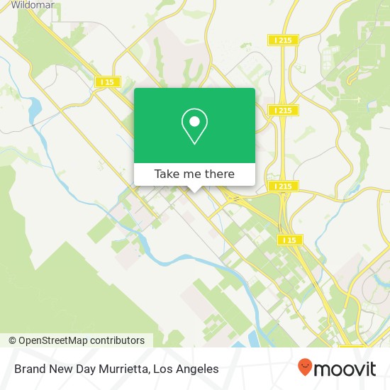 Brand New Day Murrietta map