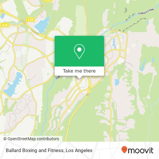 Mapa de Ballard Boxing and Fitness