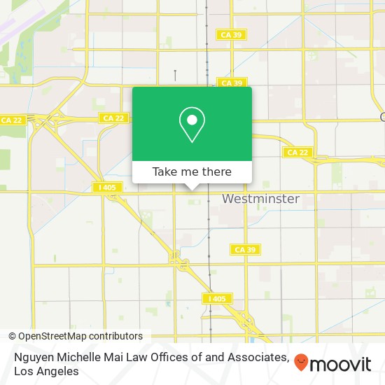 Nguyen Michelle Mai Law Offices of and Associates map