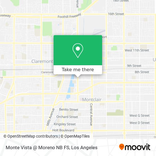Monte Vista @ Moreno NB FS map