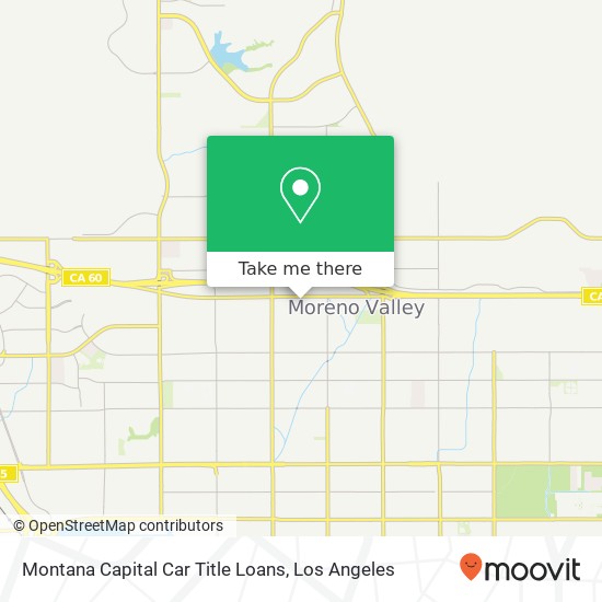 Montana Capital Car Title Loans map