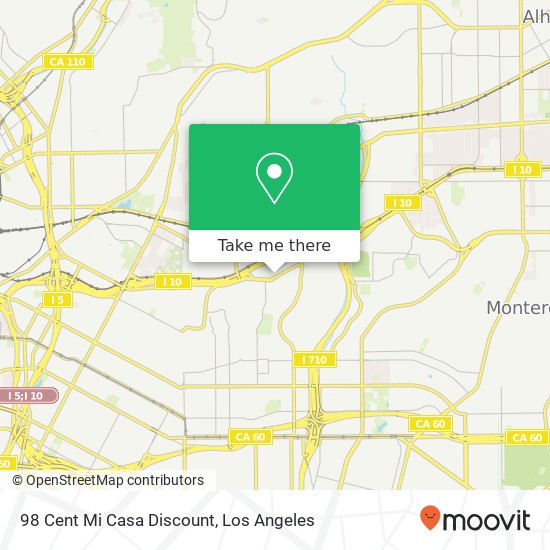 98 Cent Mi Casa Discount map