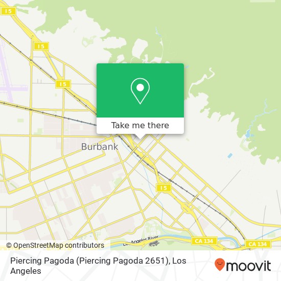 Mapa de Piercing Pagoda (Piercing Pagoda 2651)