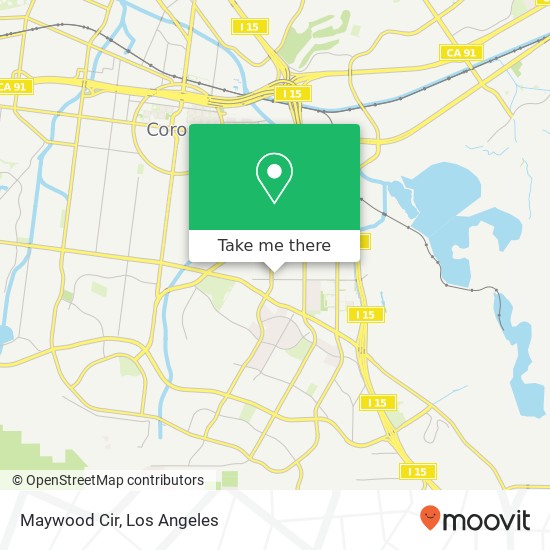 Maywood Cir map