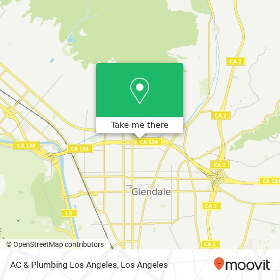 AC & Plumbing Los Angeles map