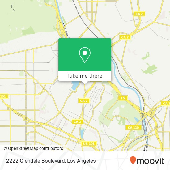 2222 Glendale Boulevard map