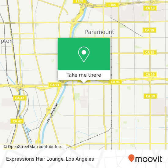 Expressions Hair Lounge map