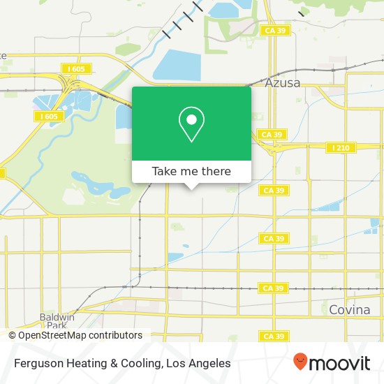 Mapa de Ferguson Heating & Cooling