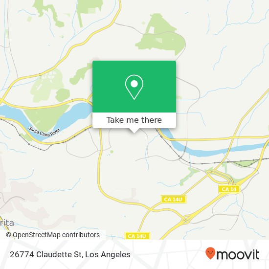 26774 Claudette St map