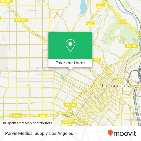 Parvin Medical Supply map