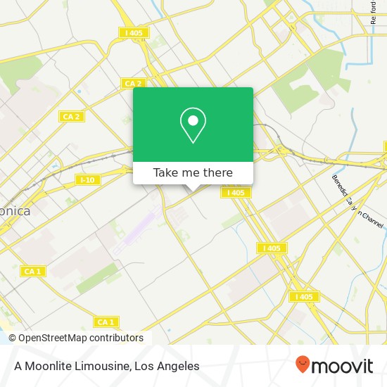 Mapa de A Moonlite Limousine