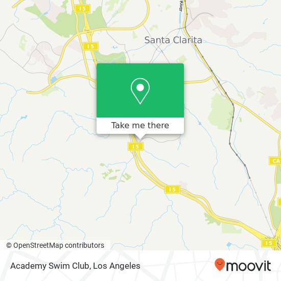 Mapa de Academy Swim Club